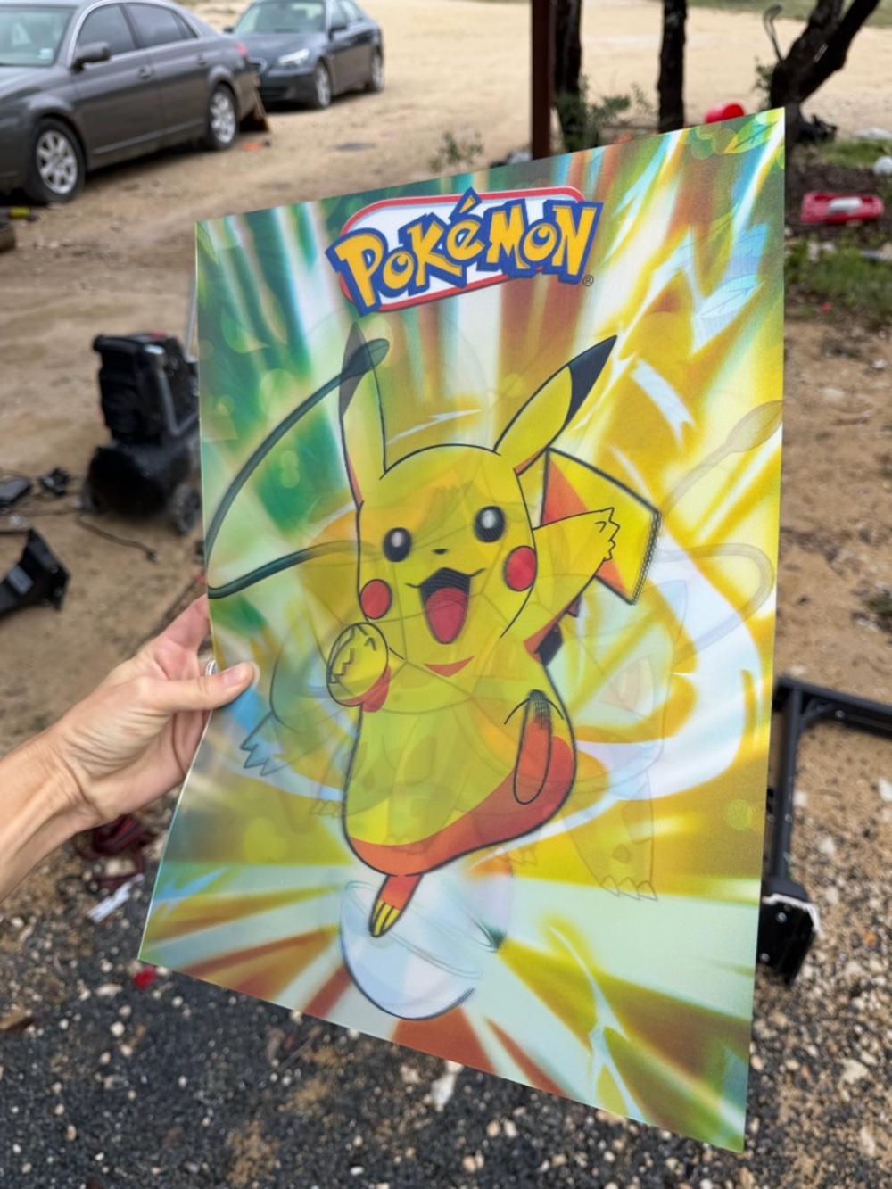 Pokémon Pikachu 3D Holographic Lenticular Poster